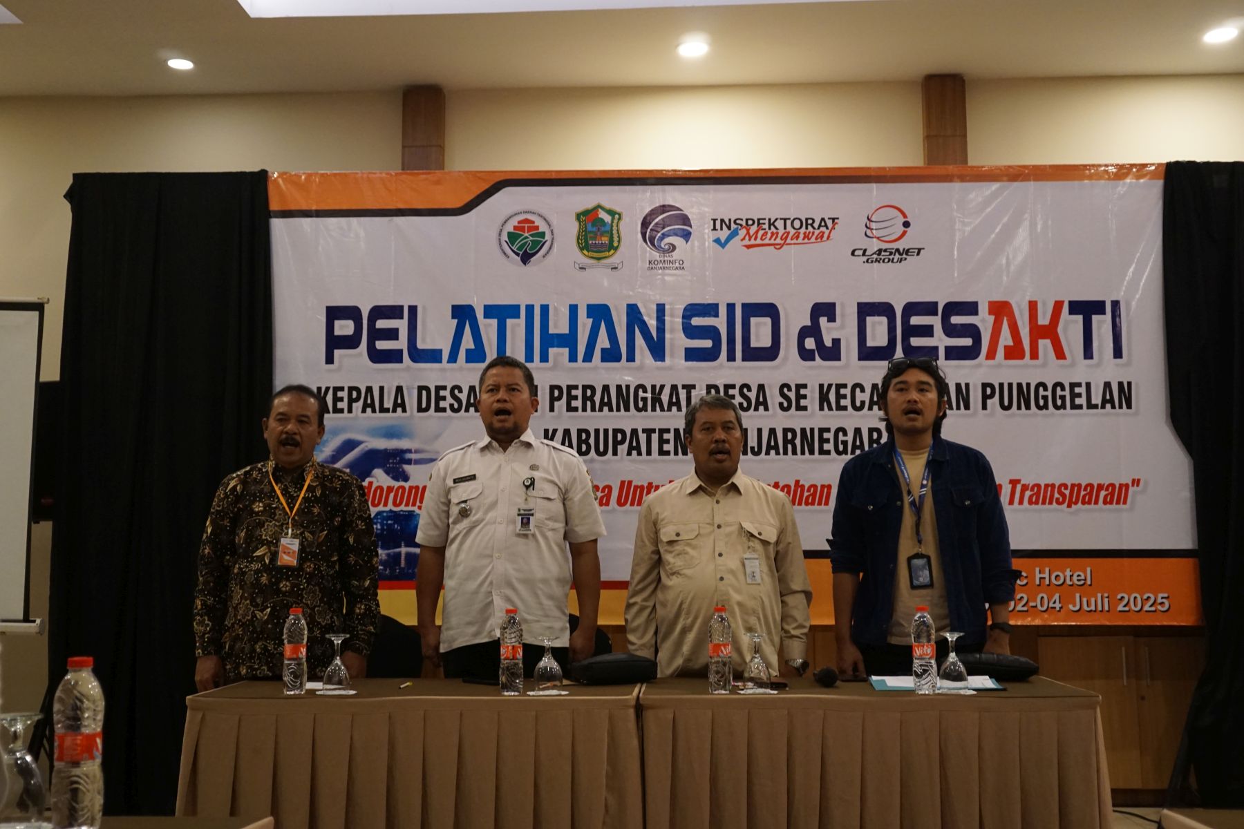 Pelatihan OpenSID dan DESAKTI Se-Kecamatan Punggelan , Dominic Hotel Purwokerto