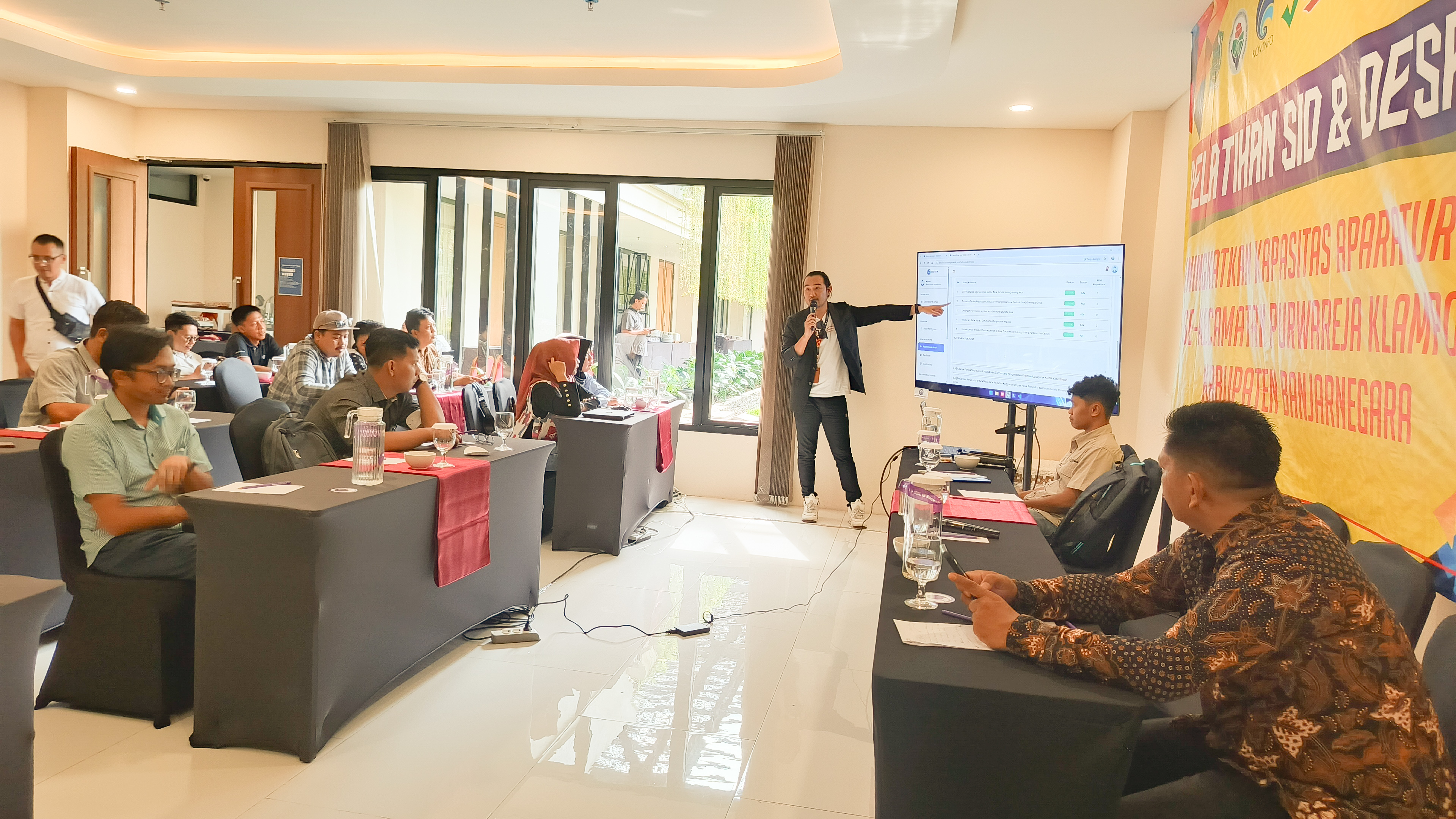 Pelatihan SID & DESAKTI se-Kecamatan Purwareja Klampok