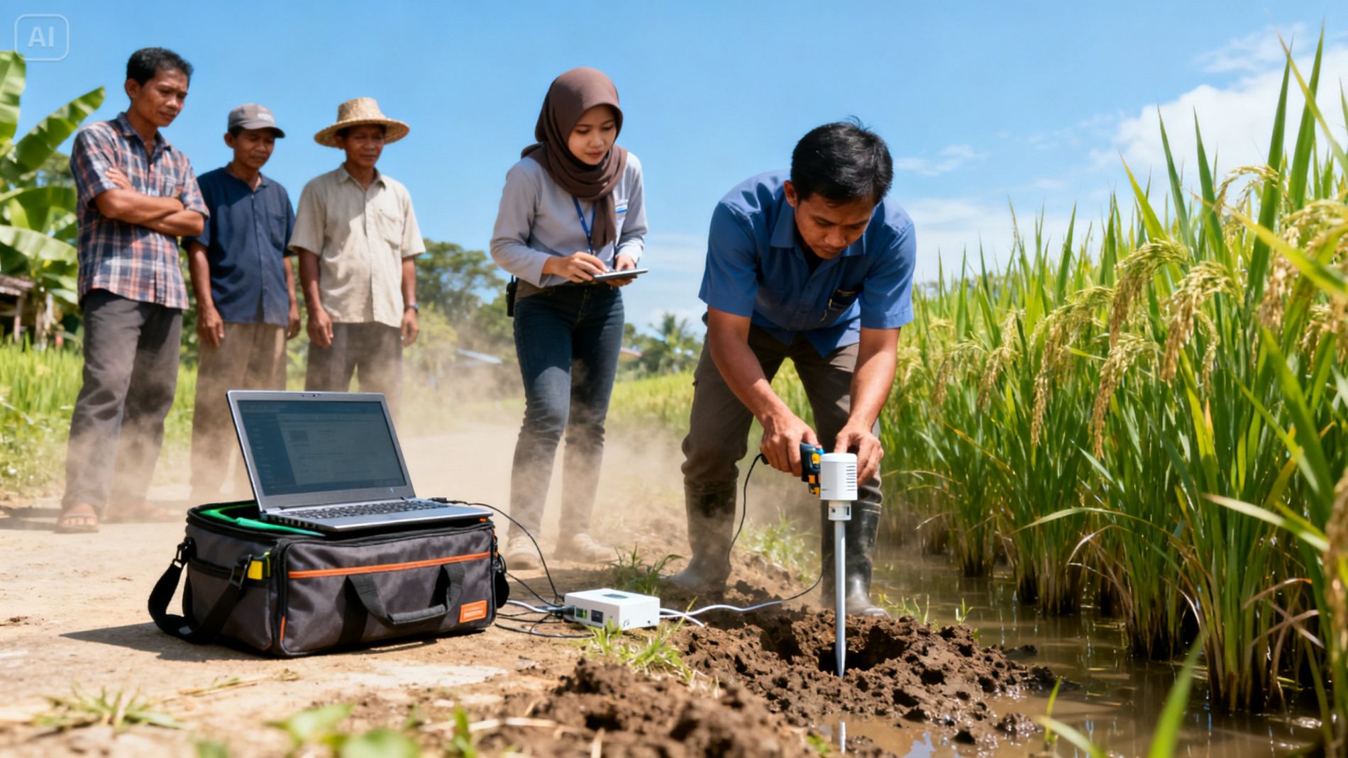 Sensor IoT Pertanian Lingkungan Desa