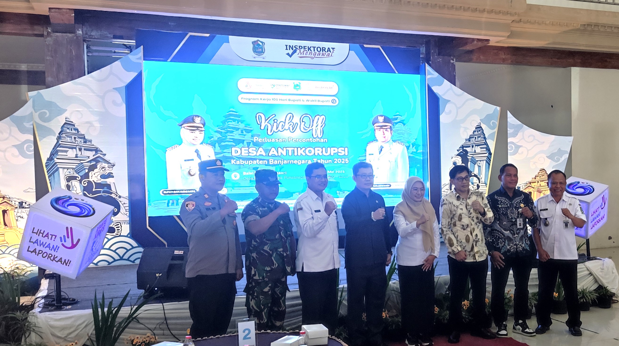 Launching Aplikasi DESAKTI (Desa Antikorupsi – Tata Kelola Sekolah Berintegritas) di SMP Negeri 1 Mandiraja
