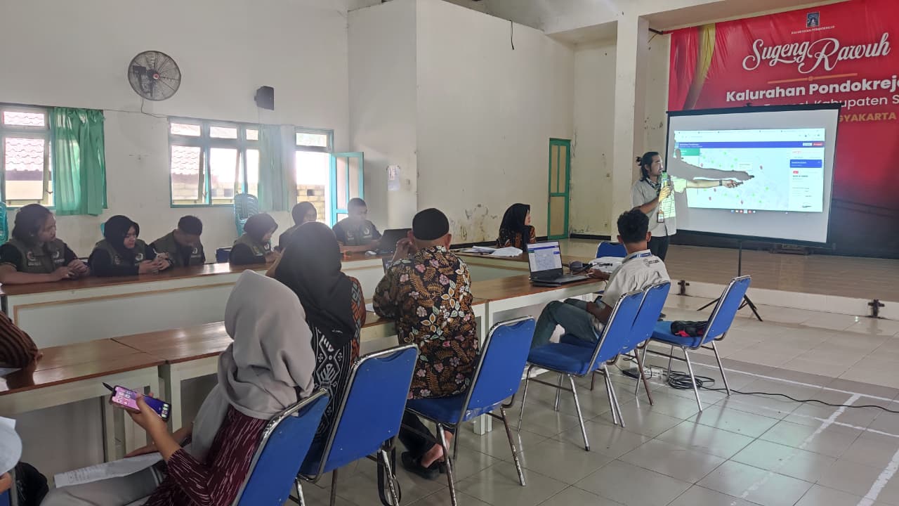 Wujudkan Tata Kelola Data Spasial Modern, Pemkal Pondokrejo Selenggarakan In-House Training Aplikasi Peta.Pondokrejo Bersama CV Clasnet